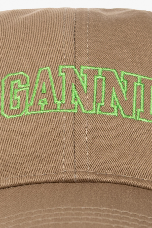 【良好品】 with cap Baseball Brown logo SchaferandweinerShops - Ganni 帽子